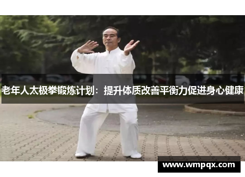 老年人太极拳锻炼计划：提升体质改善平衡力促进身心健康